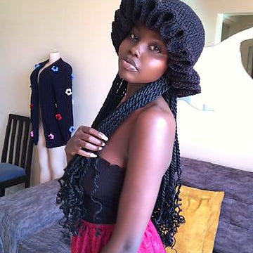 Ruffle bucket hat