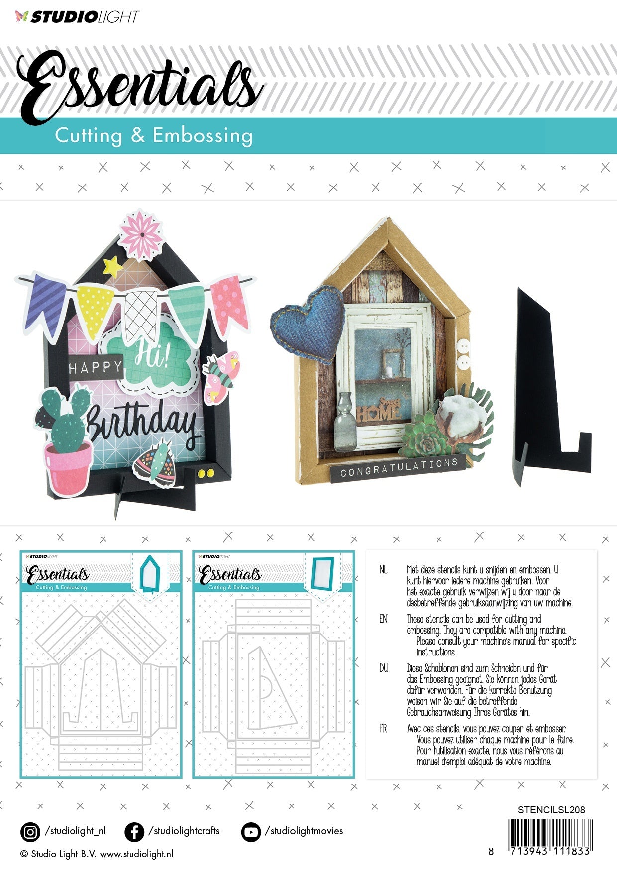 Studio Light Big Frame Essentials Cutting & Embossing Die - 602960