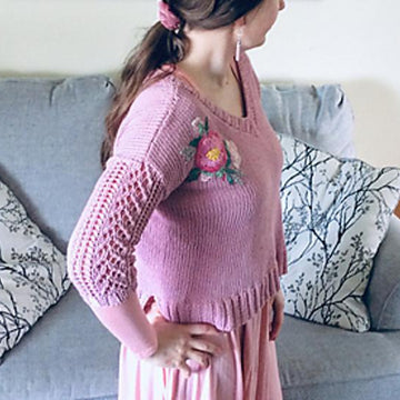 Peonies Pullover
