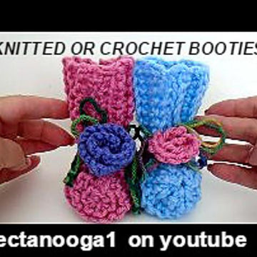 YT-Crochet Baby Booties