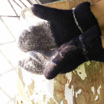 Felted Wool Mittens