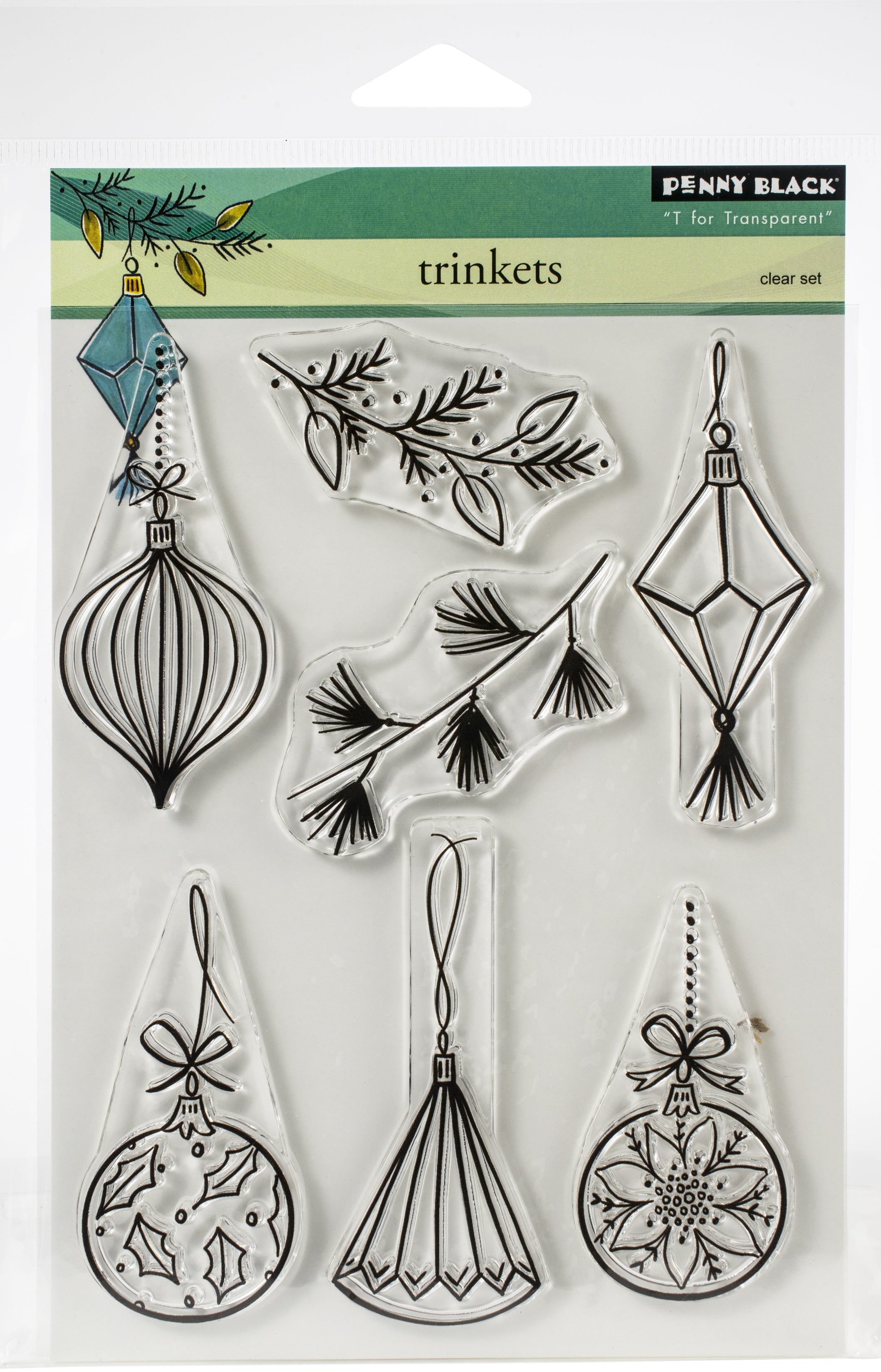 Penny Black Clear Stamps - Trinkets 5"X6.5"