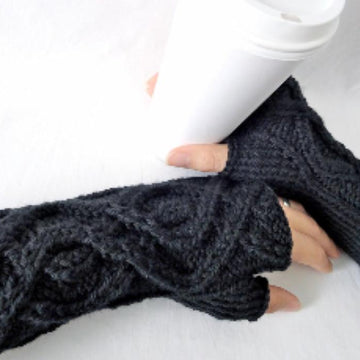 Winding Path Fingerless Gloves