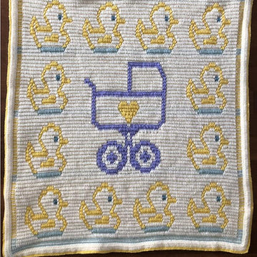 Oh Baby Baby Baby Blanket Overlay Mosaic Crochet Pattern