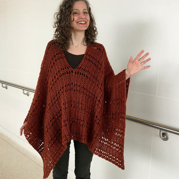 Crochet Poncho Pattern: Perks-Me-Up Poncho