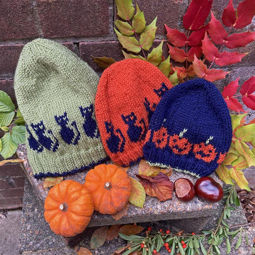 Halloween Cat and Pumpkin Hats