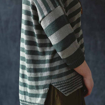 Promenade Sweatshirt in Erika Knight Studio Linen - Downloadable PDF