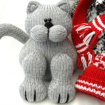 Cat Baby Kids Toys Pattern Knitting Children Toy