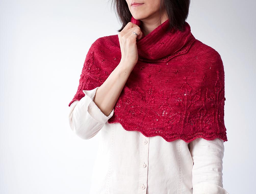 Bryanna cowl capelet