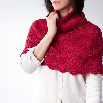 Bryanna cowl capelet