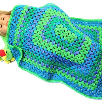 With Love from Gran Doll Blanket