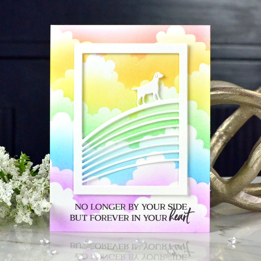 Waffle Flower Crafts Clear Stamps 4"X6" - Rainbow Bridge