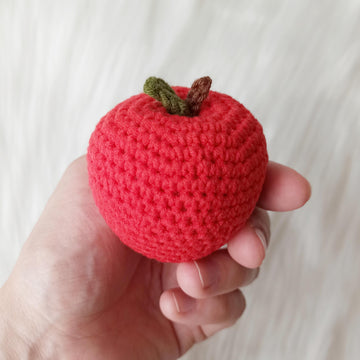 Crochet apple pattern