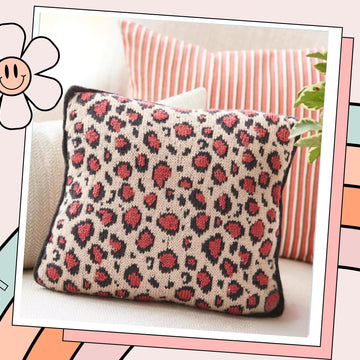 Leopard Print Cushion