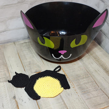 Black Cat Potholder