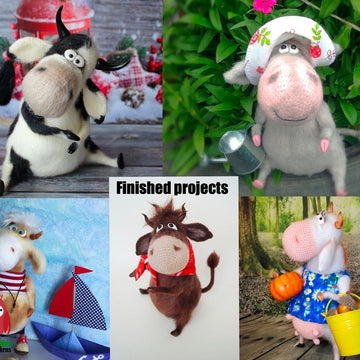 287 Cow and Bull with clothing