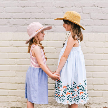 Cleo Wide Brim Fedora - Kids