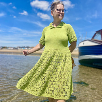 Gathered Collared Dress