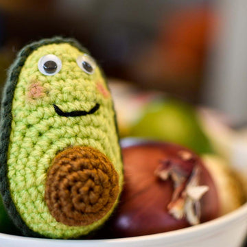 Happy Avocado Amigurumi