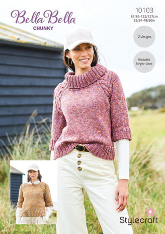 Sweaters in Stylecraft Bella Bella - 10103 - Downloadable PDF