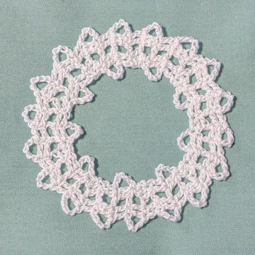 Poinsettia Wreath Christmas Ornament