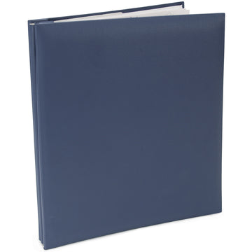 Pioneer Leatherette Post Bound Album 8.5"X11" - Bay Blue