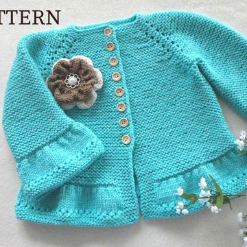 Knitting PATTERN Baby Jacket Vivian