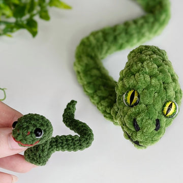 Crochet snake pattern, easy crochet amigurumi snake pattern