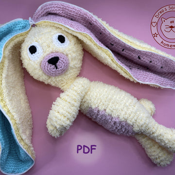 Bunny with fruit ears amigurumi