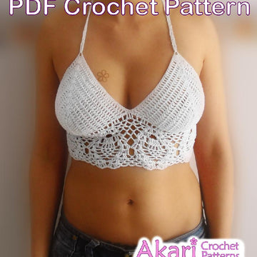 PINEAPPLES crop top crochet pattern _ C04