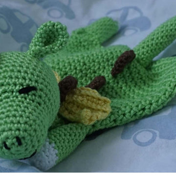 Häkelanleitung für das Schnuffeltuch/Schmusetuch Drache Draco