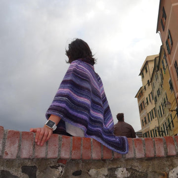 Mix di colori per un poncho