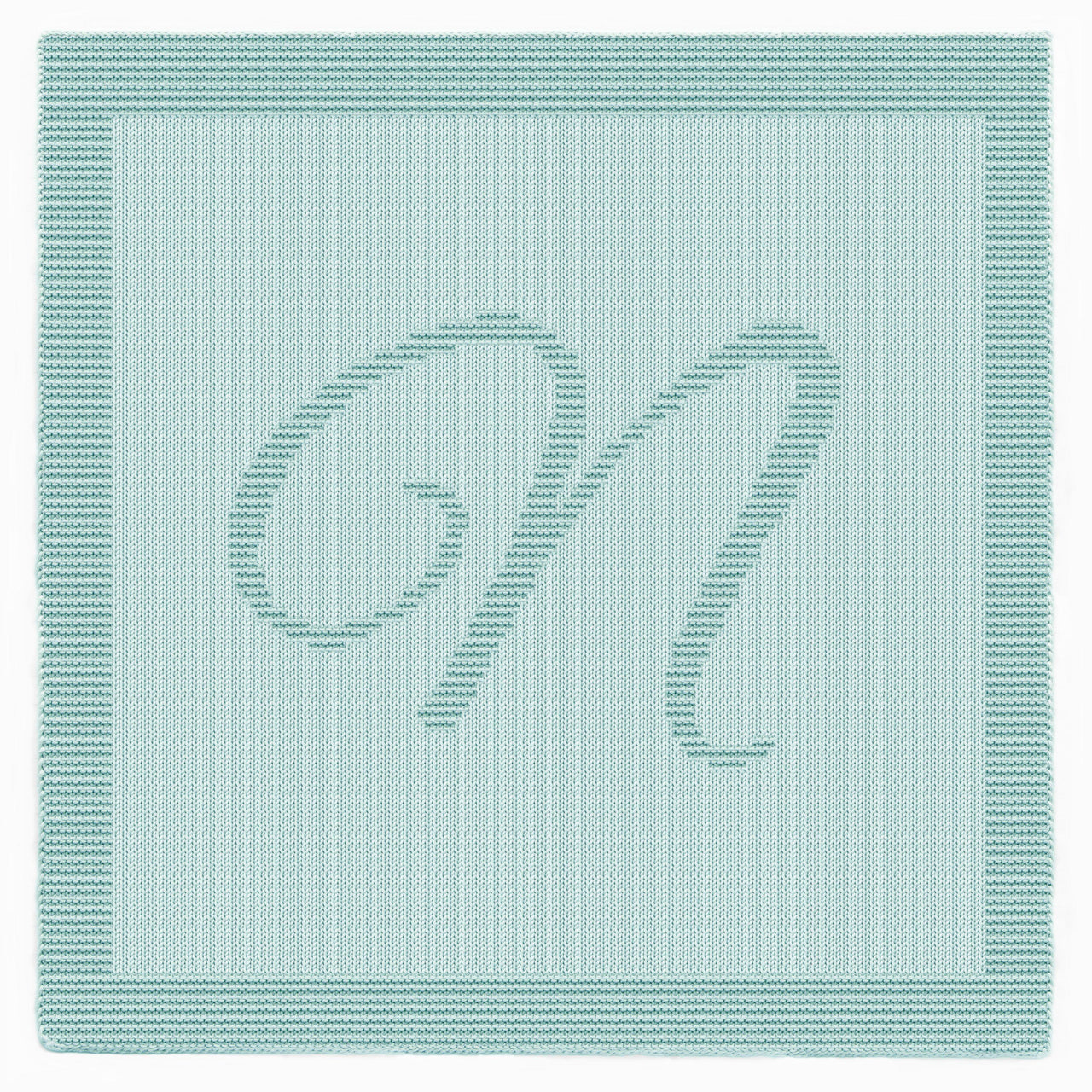 Very Easy Knitting Pattern - Letter N Stroller blanket
