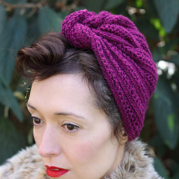 Herringbone Lace Turban