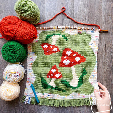 Mushroom Love Wall Hanging