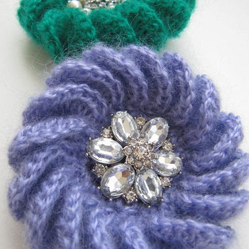 Mohair Unique Brooch "Beautiful Ring" Tutorial