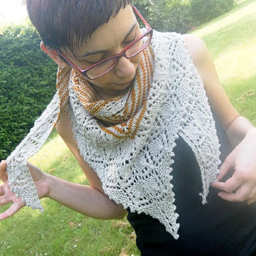 Latte e Miele shawl