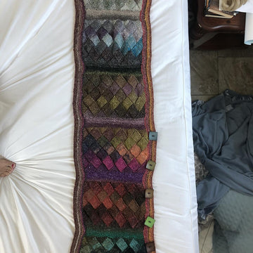 Entrelac wrap