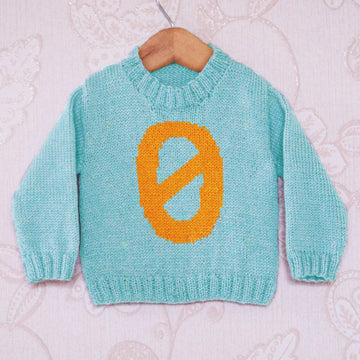 Intarsia - Number 0 Chart - Childrens Sweater