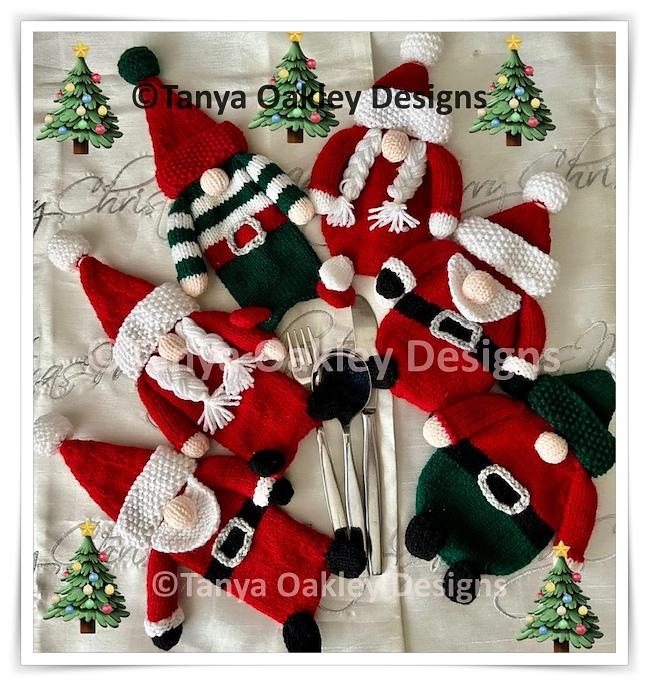 Christmas Cutlery Holders