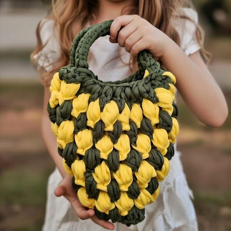 Crochet Macrame Bag Pattern – Easy Handbag PDF + Video Tutorial