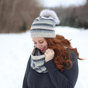 The Top Stitch Toque and Cowl