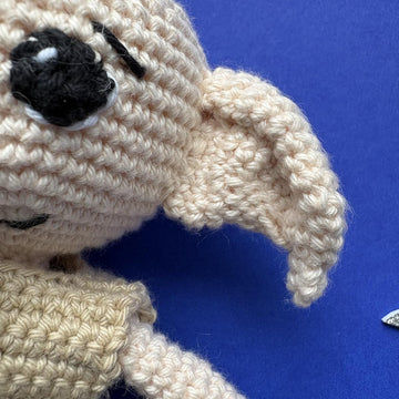 Hard-working elf amigurumi