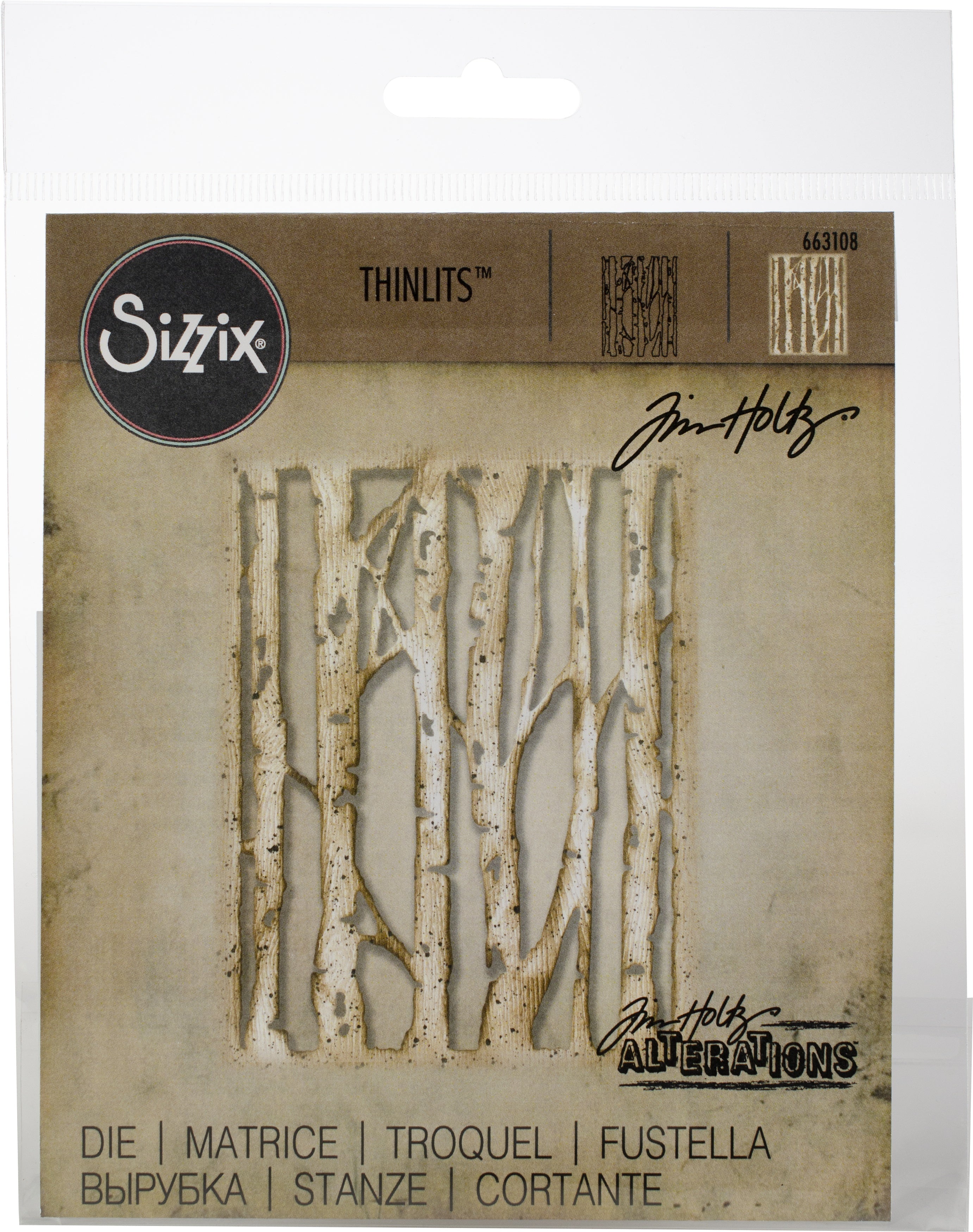 Sizzix Thinlits Dies By Tim Holtz - Branched Birch