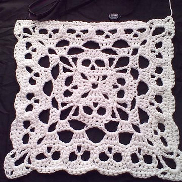 Creepy Ganny Skull Infinity Square
