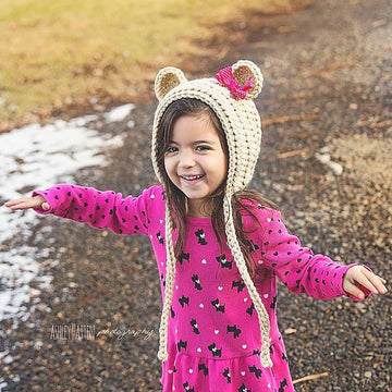 Woodland Fox or Bear Baby Bonnet