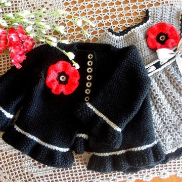 Baby Dress Baby Cardigan Knitting Crochet Pattern