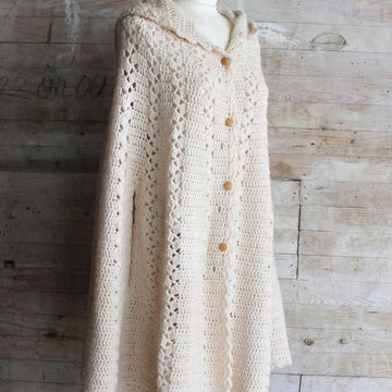 Long Hooded Cape Crochet Pattern