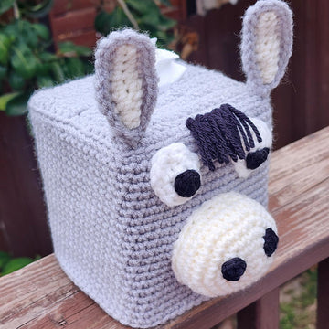 Donkey Tissue Box Cover