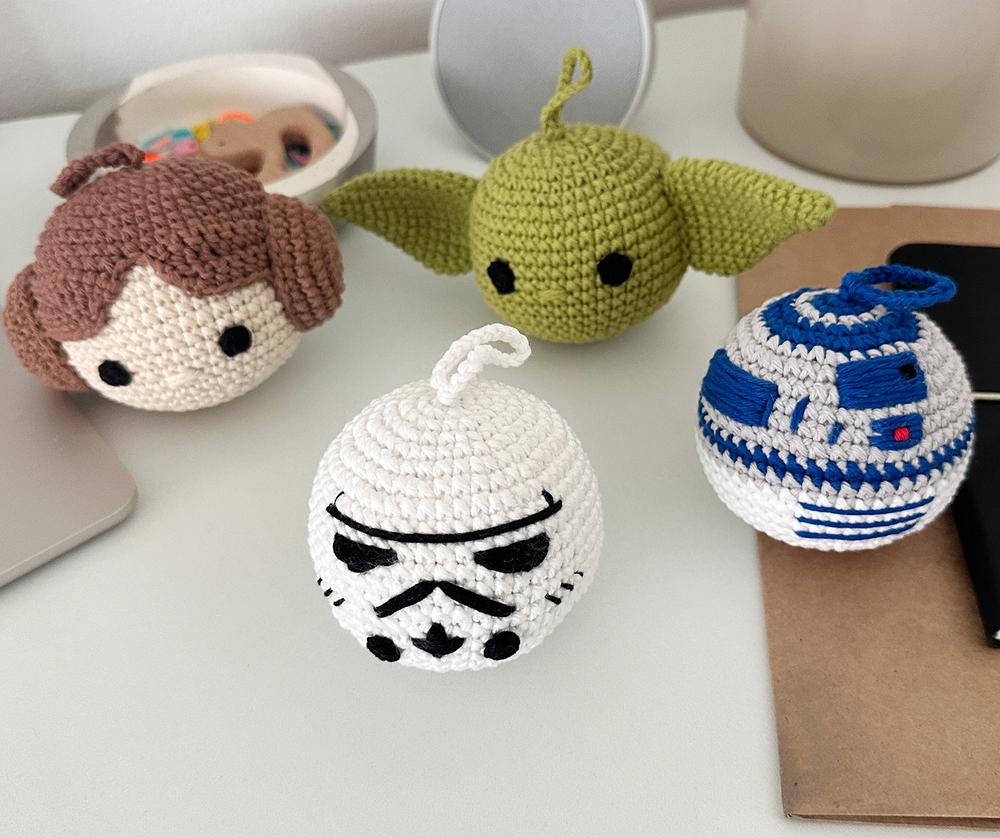 Galaxy Characters Inspired Christmas Ornament Crochet Pattern Bundle PDF